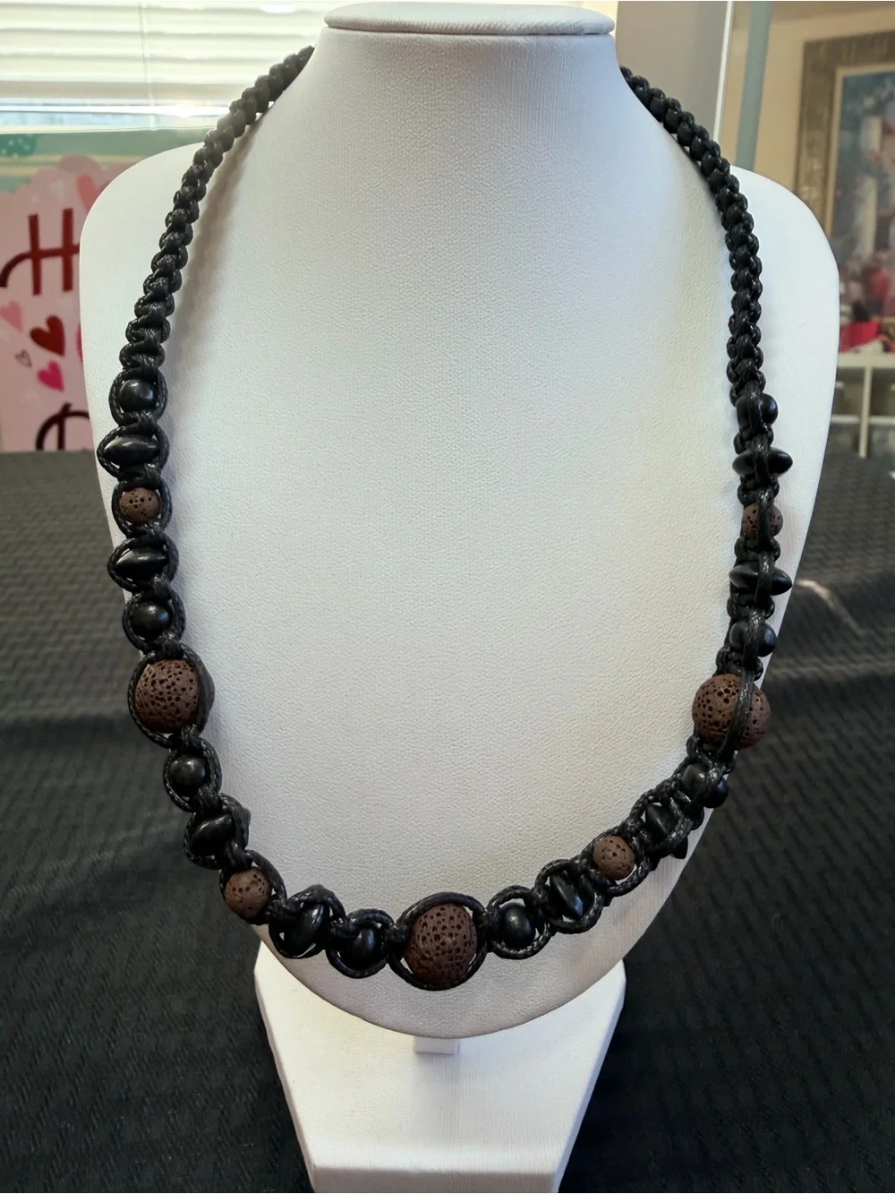Men’s necklace bracelet lot rope!